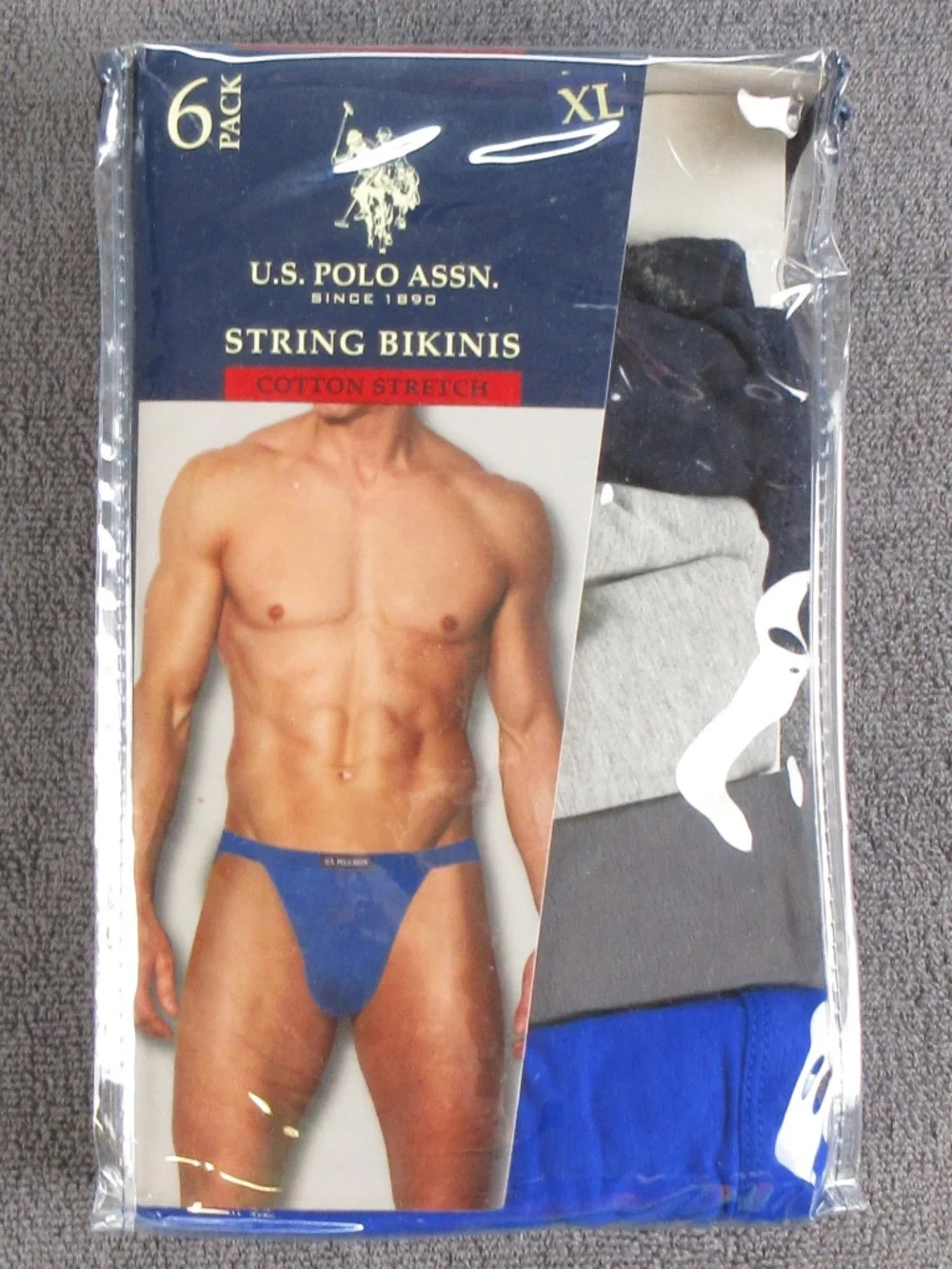 U.S. Polo Assn. men's string bikini briefs